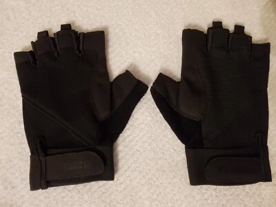 V-STRENGTH Workout Gloves Men Fitness Half Finger Gloves XL Black - Imagem 1 de 4