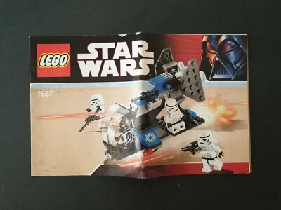 7667 LEGO STAR WARS Instruction Manual Book - Image 1 of 3