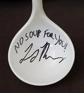 LARRY THOMAS SIGNED 11" LADLE SEINFELD SOUP NAZI NO SOUP FOR YOU! AUTOGRAPH - Picture 1 of 2