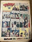(50) “TERRY AND THE PIRATES"  1942,1944 SUNDAY NEWSPAPER COMIC PAGES 15.5x11