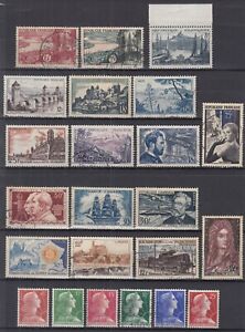 FRANCE 1955 ☀ nice collection / lot ☀ 23v MNH/used/MH