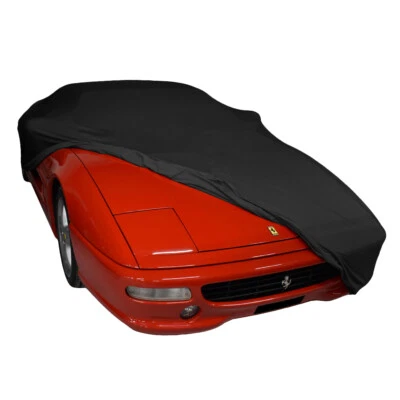 Bâche de protection compatible avec  Ferrari F355 pour intérieur Noir NOUVEAUX - Photo 1/4