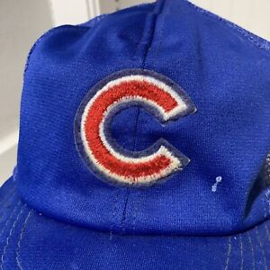 Vintage Chicago Cubs SnapBack MLB Baseball Cap Hat USA Made Casual Stitched