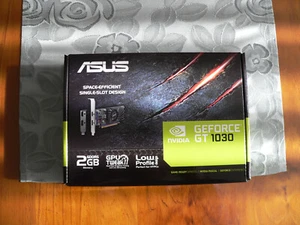Asus GT1030-2G-BRK NVIDIA GeForce GT 1030 2GB GDDR5 *WITH ACTIV COOLING* - Picture 1 of 7