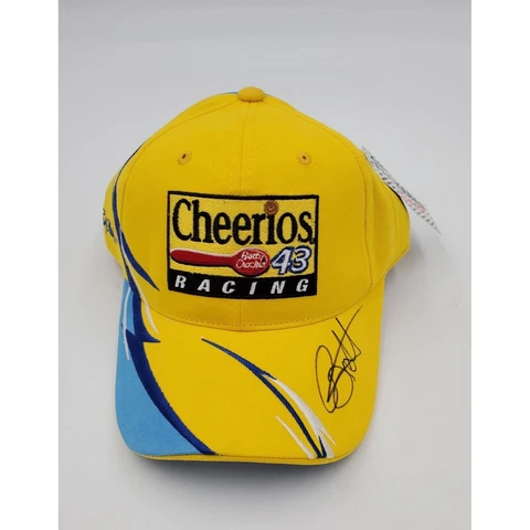 Bobby Labonte Signed Hat Cheerios Nascar Checkered Flag Series Cover