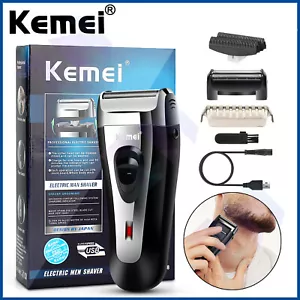 KM-9038 Men's Electric Shaver Trimmer Razor Hair Beard Shaving Machine Fast Ship - Picture 1 of 10