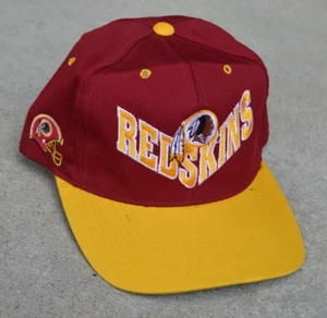 Vintage Washington Redskins Snapback Mütze Cap Spell Out Logo Helm Annco NFL - Bild 1 von 11