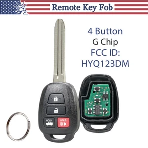 Replacement For 2012 2013 2014 Toyota Camry Keyless Entry Remote Car Key Fob G - Picture 1 of 7