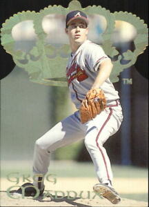 1995 Pacific Gold Crown Die Cuts Atlanta Braves Baseball Card #1 Greg Maddux
