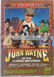 John Wayne, Ten DVD Movie Pack - New DVD, Still Wrapped in Plastic - Picture 1 of 2