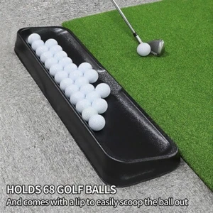 Golf Ball Tray 68 Ball Capacity - High Impact Golf Tray Compatible with All Hit - Picture 1 of 13