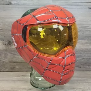 Spider-Man Save Phace Sport Utility Moto Mask SUM2 Face Eye Safety Marvel Amber - Picture 1 of 10