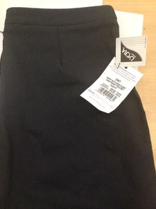School Skirt Banner Navy Blue Side Pleat Front Pocket Girls Teen 34” - Picture 1 of 5