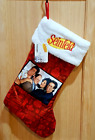 Seinfeld 20 inch Collectible Velour Christmas Stocking, Red