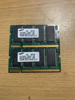 Samsung 256 MB SO-DIMM 266 MHz DDR Memory (M470L3224FT0-CB0) - Image 1 of 2