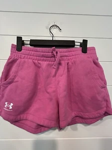 Under Armour Shorts Pink Girls Youth Large YL - Picture 1 of 5