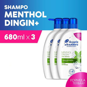 3x [HEAD & SHOULDERS] Shampoo Cool Menth...