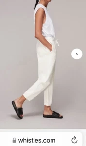 Whistles Cropped Jogginghose, Ivory, UK14 - UVP 79€ - ExC - Bild 1 von 8