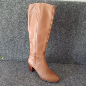 Vionic Women Tahlia Leather Tall Heel Boot Shoe Size 8 Zip Heel - Picture 1 of 13