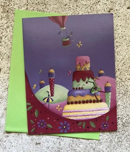 Studio 18 Blank Greeting Cards & Envelope Set of 8 Blank Cake Fairies Cupcakes - Picture 1 of 2