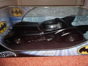 Batimóvil Hot Wheels Batman 1989 Michael Keaton Metal Collection 1:18 - Imagen 1 de 1
