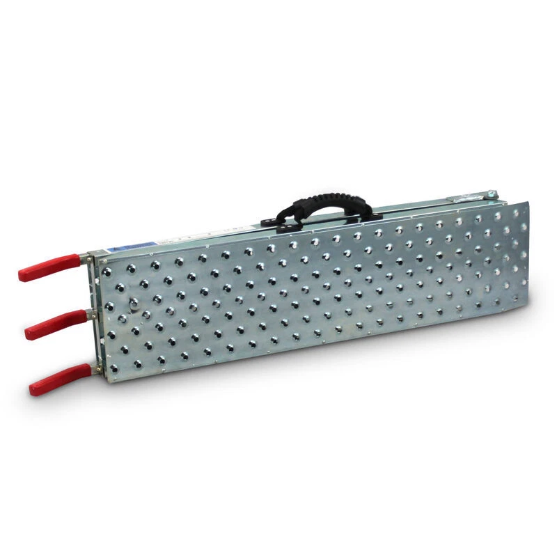 19284/ 1x Auffahrrampe Quadrampe Motorradrampe Klappbar Stahl bis 400kg 1 76m