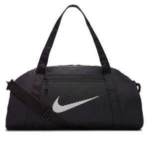 Nike Gym Club 24L Black Duffle Bag Gym-School-Work-Sport-Training FREE SHIPPING - Picture 1 of 11