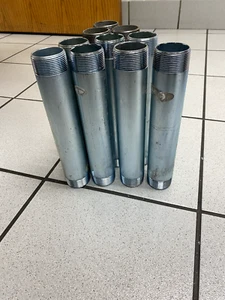 1-1/2 in. Diameter (10 in. long) Galvanized Nipple Rigid/IMC Conduit (10-Pack) - Picture 1 of 3