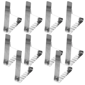 10 PCS Tablecloth Clip Camping Cover Clamps Clips for Outdoors Hold down Fixing - Picture 1 of 12