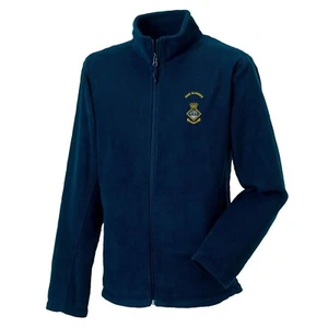 OFFIZIELLES HMS Ganges Fleece-Logo mit durchgehendem Reißverschluss gestickt - Bild 1 von 8