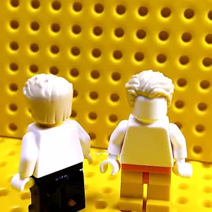 LEGO BUSINESS Hair Cut Wavy SUAVE Unisex Girl Boy Wig Combed Back Dad Sister - Picture 1 of 1