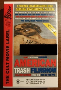 American Trash Filmshow Vol. 1 - 1990s Australian VHS Tape - Fatal Visions / PAL - Picture 1 of 4