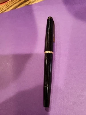 NEGRO VINTAGE Gt MONTBLANC Nº 32 PLUMA ESTILOGRÁFICA ***LEER DESCRIPCIÓN-DAÑOS*** Foto 1 de 4