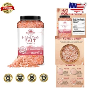 Tarro a granel de sal rosa de Cachemira 5 libras grueso - 100 % puro grado alimenticio gourmet - Imagen 1 de 11
