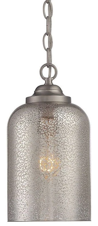 Savoy House 7-701-1 Nickel Bally 1-Light Pendant - Image 1 of 2