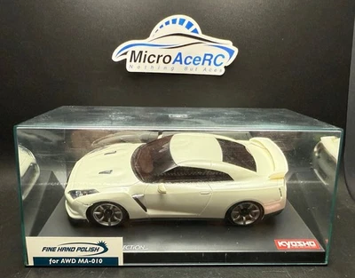 KYOSHO Mini-Z Nissan GT-R R35 - Blanco Perla - MZP459PW - Colección Escala Automática Foto 1 de 3