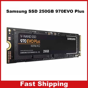 Samsung SSD 250GB 970EVO Plus SSD NVMe M.2 Internal Solid State Drive Lot Black - Afbeelding 1 van 5