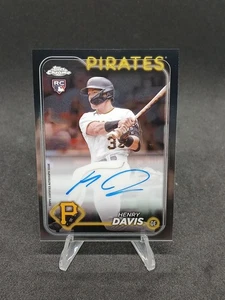 2024 Topps Chrome Henry Davis RC AUTO Pittsburgh Pirates - Bild 1 von 7