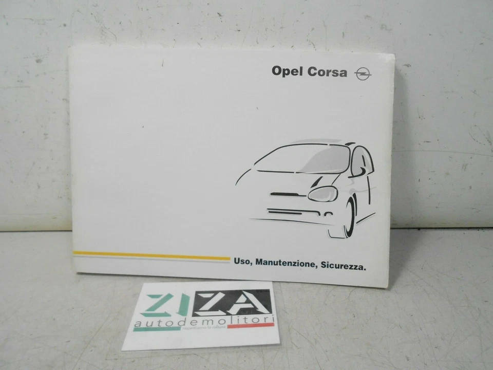 Folleto Manual de Usuario y Mantenimiento Italiano Opel Corsa B 2000 - Imagen 1 de 1