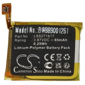 Batterie pour Fitbit Charge 5 65mAh 3,87V - Zdjęcie 1 z 9