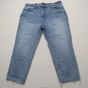 Kut from the Kloth Womens Rachael Fab Ab Mom Jeans Size 22W High Rise Crop - Picture 1 of 10