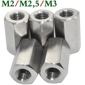 M2 M2.5 M3 A2 Acero Inoxidable Hembra Hexagonal Separador Soporte Espaciador Pilar Roscado - Imagen 1 de 17