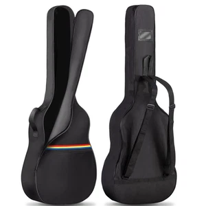 Akustikgitarre Abdeckung Gigbag für akustische klassische Gitarren, 41 Zoll, schwarz,... - Bild 1 von 7