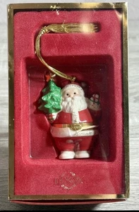 Lenox China Treasures Santa Claus Caja Baratija Adorno de Navidad. Caja abierta nueva. - Imagen 1 de 5