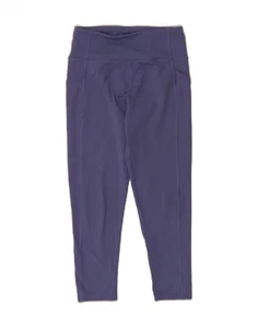 Calvin Klein Mujer Leggings Reino Unido 14 Mediano Azul Marino Poliéster BD08 - Imagen 1 de 3