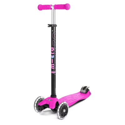 Micro Kickboard Maxi Kick Scooter con Luces LED - Rosa Foto 1 de 4