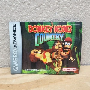 Donkey Kong Country Nintendo Game Boy Advance Instruction Manual Booklet ONLY - Picture 1 of 2