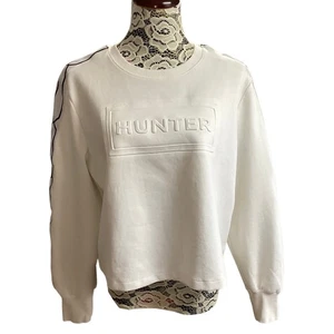 Hunter x Target cropped sweatshirt white XL - Picture 1 of 7