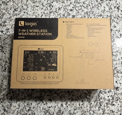 Logia 7-in-1 Wi-Fi Wireless Weather Station W/10-Day / 24-Hour Forecast (NEW) - Image 1 of 4