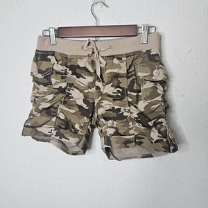 No Boundaries Juniors Army Green Camo Stretchy Shorts Cargo Pocket Size 5 - Picture 1 of 9